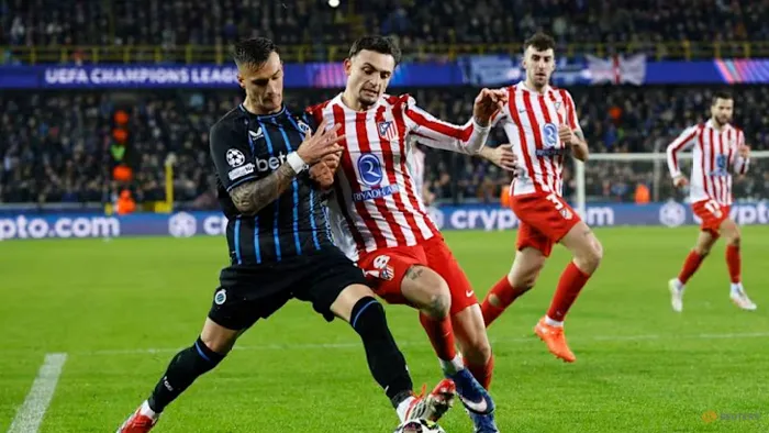 أبطال أوروبا.. أتلتيكو مدريد يتحدى كلوب بروج على بطاقة دور الـ16