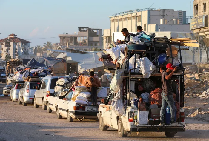 الأمم المتحدة: 40 ألف شخص نزحوا جنوبا في غزة خلال يومين