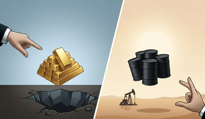 ارتفاع أسعار النفط وانخفاض الذهب عالميا