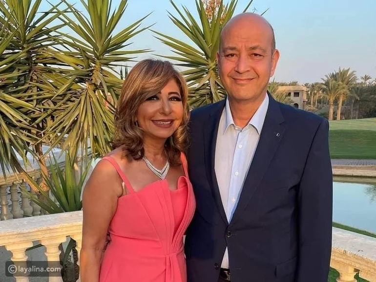 طلاق لميس الحديدي وعمرو أديب رسمياً بعد زواج 25 عاماً