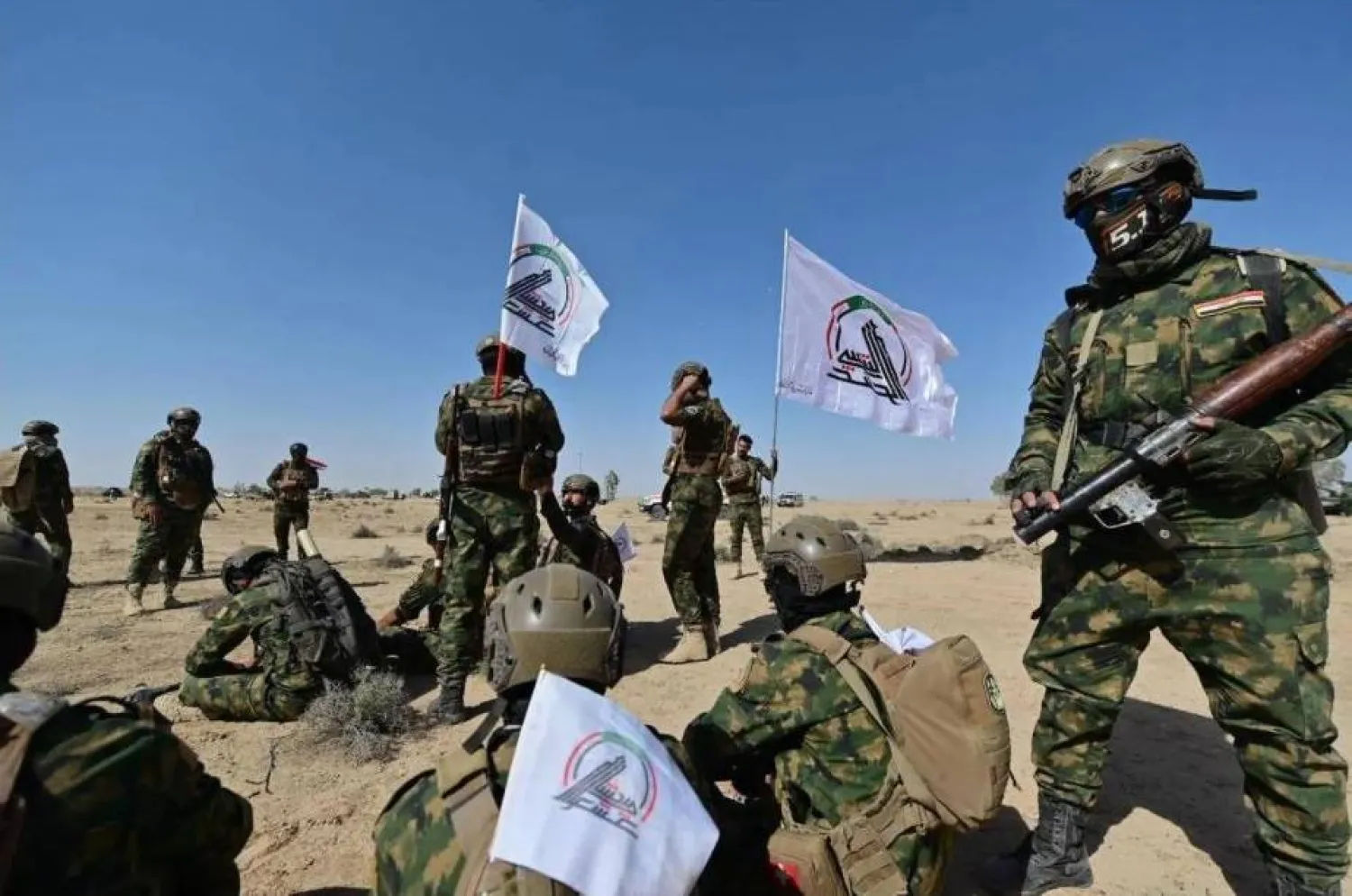 مقتل 10 من مقاتلي «الحشد الشعبي» في غارات جوية بالعراق 