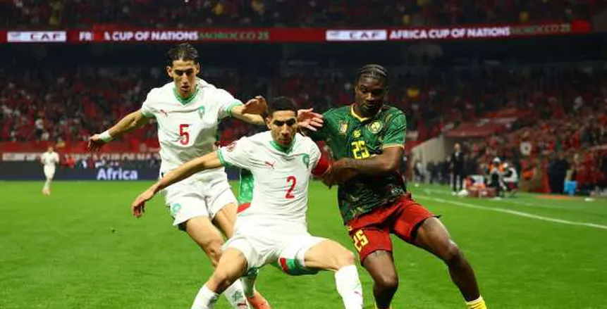  المغرب يفوز على الكاميرون بثنائية ويتأهل لنصف نهائي أمم أفريقيا