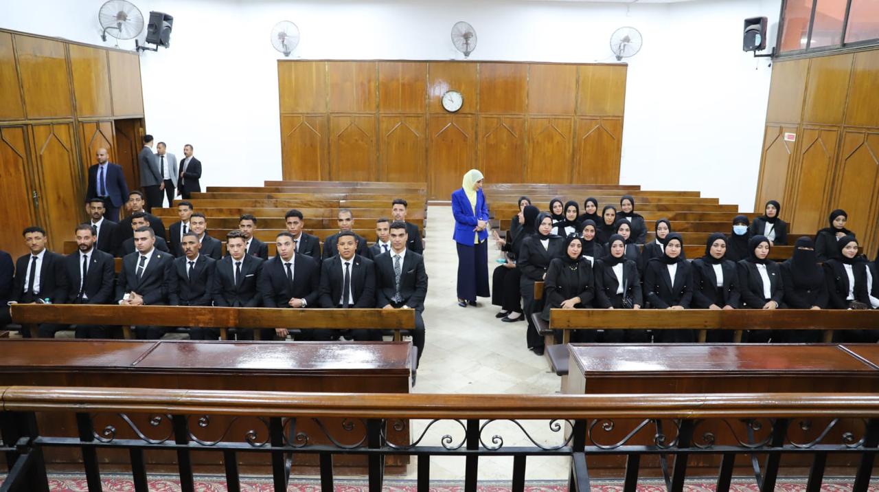 مجلس الدولة يستقبل  وفدًا من طلاب كلية الحقوق بجامعة قنا