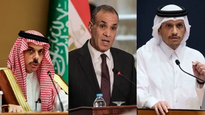 وزراء خارجية مصر والسعودية وقطر يبحثون خفض التصعيد بالمنطقة